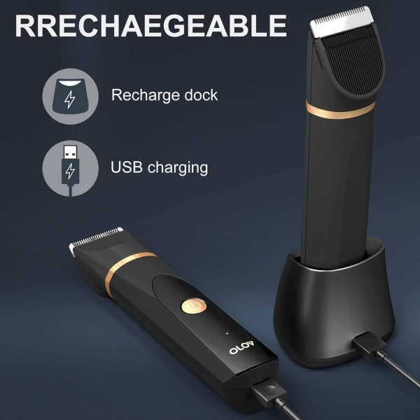 OLOV Electric Groin Hair Trimmer - Ball Trimmer for Men - No... - Image 6