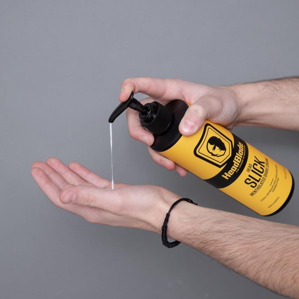 HeadBlade HeadSlick Shave Cream 8 oz for Smooth Headshaving ... - Image 5
