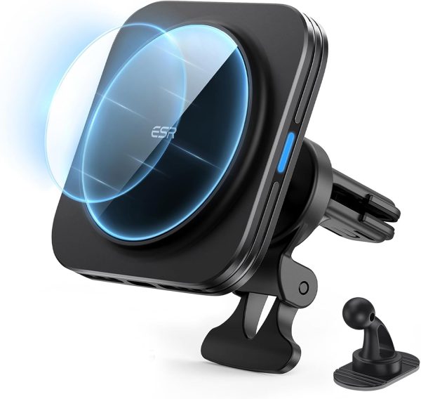 ESR for MagSafe Car Mount Charger[15W Fast Charging], Air Ve...