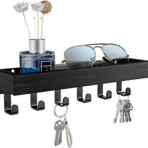 SWTYMIKI Key Holder - Key Hook Hanger Rack Organizer Wall Mo...
