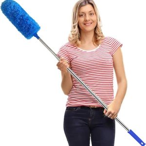 DELUX Microfiber Feather Duster Extendable Duster with 100 i...