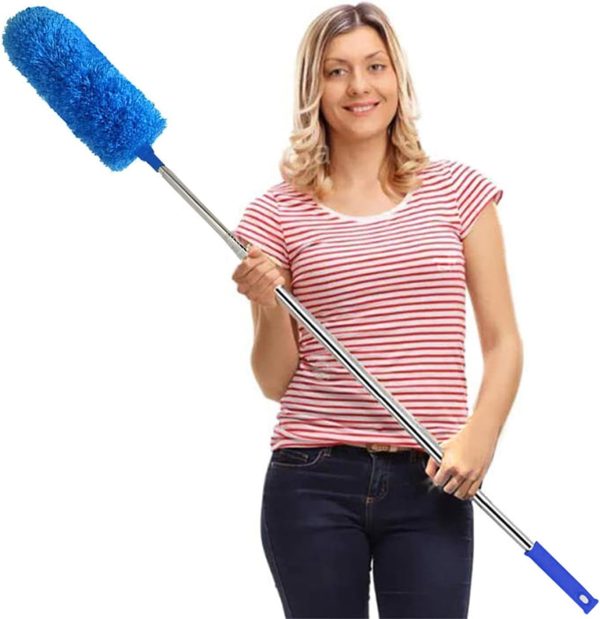 DELUX Microfiber Feather Duster Extendable Duster with 100 i...