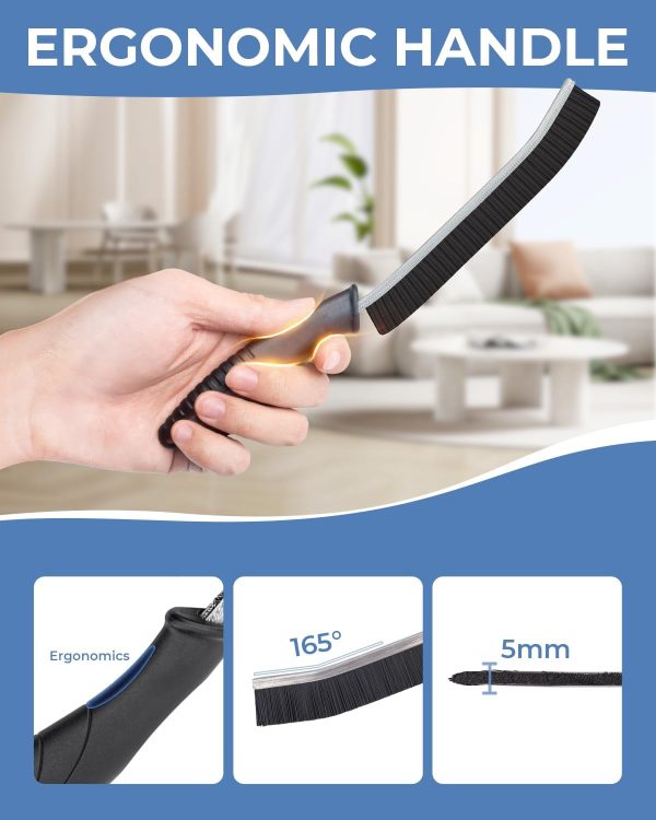 Cleangor Crevice Cleaning Brushes, Cleaner Scrub Brush Tool ... - Image 6