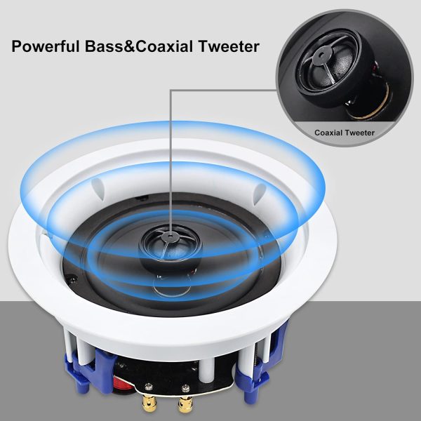 Herdio Home Audio Package Wall Mount Amplifier Receiver Syst... - Image 2