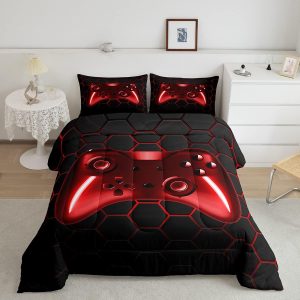 Gaming Comforter for Boys Teen,Video Game Bedding Set for Ki...