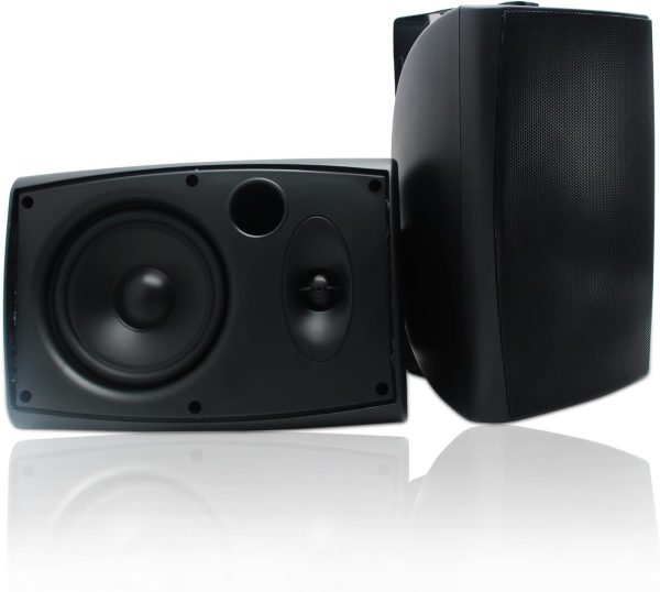 Herdio 6.5 Inches Indoor Outdoor Bluetooth Speakers Waterpro...