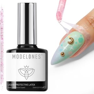 modelones Liquid Latex for Nails, 15 ml Peel Off Nail Polish...