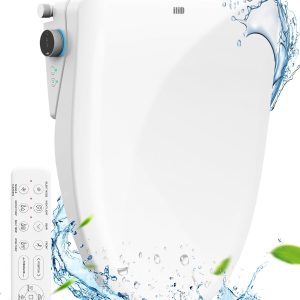 iliD Smart Bidet Toilet Seat, Electric Elongated Ecoseat wit...