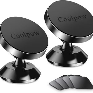【2-PACK】Magnetic Phone Holder Car, [ Strong Magnet ] Univers...
