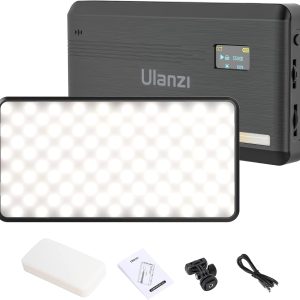 ULANZI VL200 Bi-Color LED Video Light, Portable Camera Light...