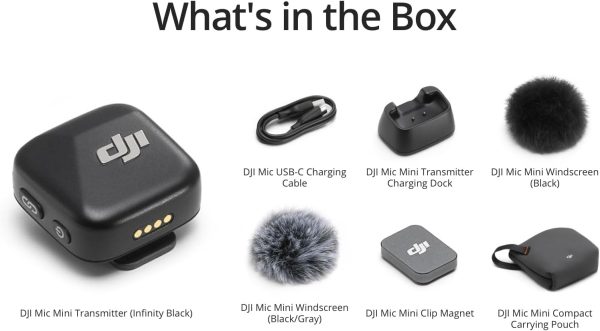 DJI Mic Mini Transmitter (Infinity Black), Ultralight, Wirel... - Image 6
