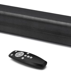 Small Sound Bars for TV, AUEEDS 50W 16-Inch Ultra Slim Mini ...