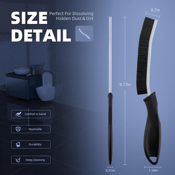 Cleangor Crevice Cleaning Brushes, Cleaner Scrub Brush Tool ... - Image 7