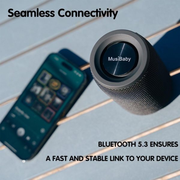 Bluetooth Speaker, MusiBaby Portable Wireless Outdoor Speake... - Image 7