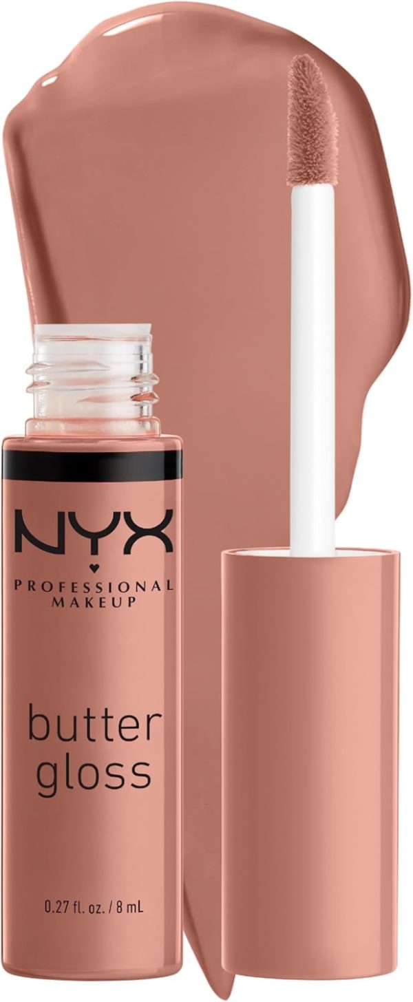 NYX Professional Makeup Butter Gloss, Silky smooth non-stick...