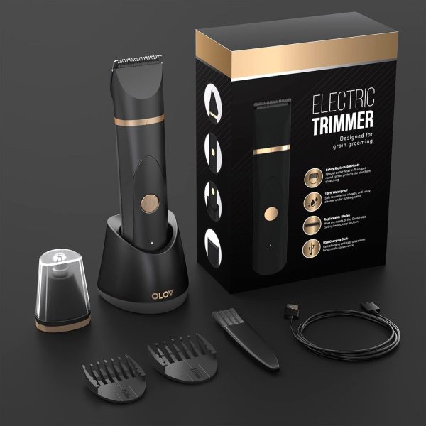 OLOV Electric Groin Hair Trimmer - Ball Trimmer for Men - No... - Image 7