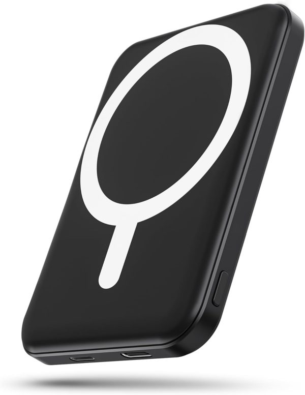 Podoru Mag-Safe Power Bank, Mini 5000mAh Magnetic Battery Pa...