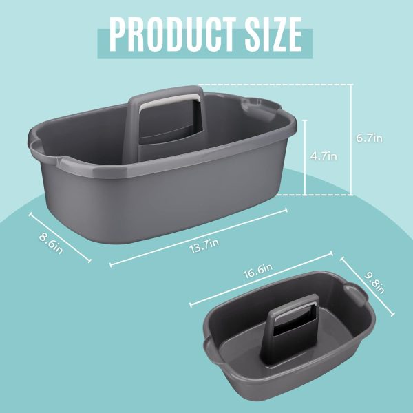KeFanta Cleaning Supplies Caddy, Household Tools Organizer w... - Image 4