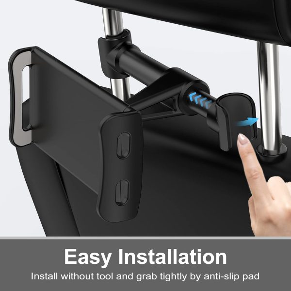 Uniwit Car Headrest Backseat Mount,Phone/Tablet Car Mount, A... - Image 3