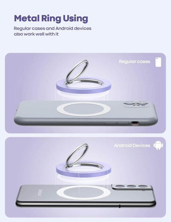 Magnetic Phone Ring Holder for Magsafe - Lamicall 【Wireless ... - Image 6