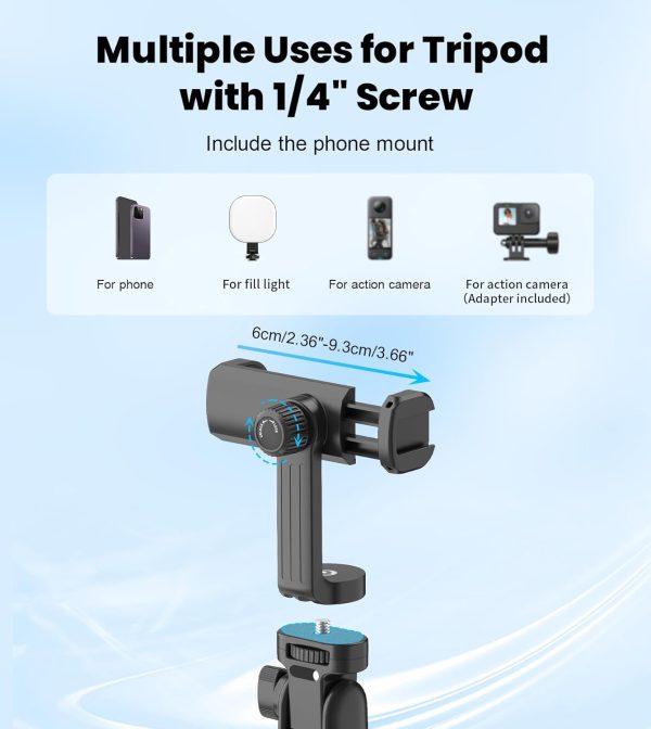 Gahenwo 68" Selfie Stick, Tripod/Monopod for Action Camera, ... - Image 2