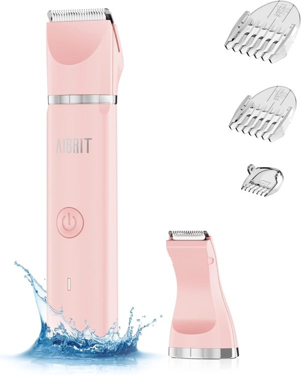 AIBRIT PRO Electric Bikini Trimmer for Women - 2 in 1 Electr...
