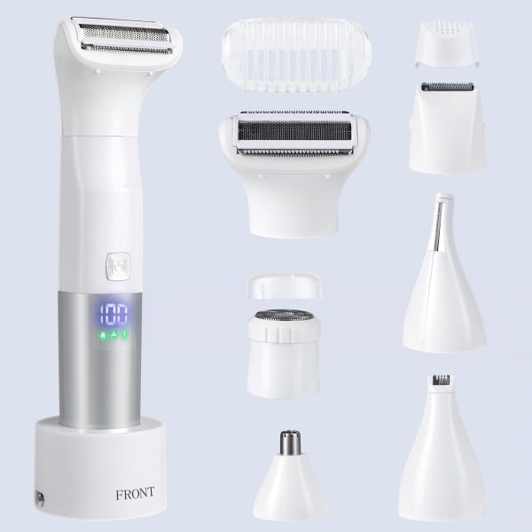 Bikini Trimmer for Women,6-in-1 Painless Electric Shaver for... - Image 2