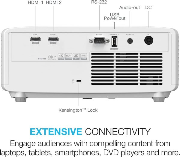 Optoma HZ40HDR Compact Laser Home Theater and Gaming Project... - Image 4