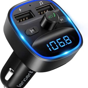 LENCENT FM Transmitter, Bluetooth FM Transmitter Wireless Ra...