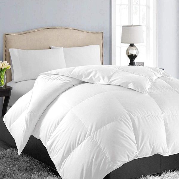 EASELAND Queen Soft Quilted Down Alternative Comforter All S...