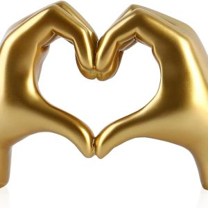 MHOOW Taylor Heart Hands Sculpture Decor for Bedroom Living ...