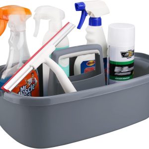 KeFanta Cleaning Supplies Caddy, Household Tools Organizer w...