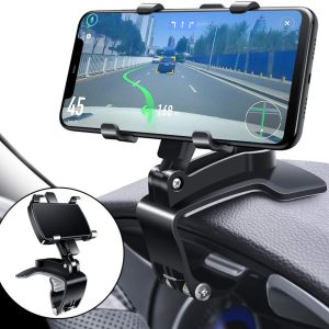 FONKEN Car Phone Mount, 360 Degree Rotation Dashboard Clip M...