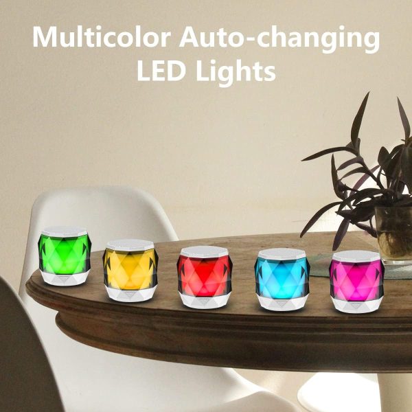 LFS Portable Bluetooth Speaker with Lights, Mini Small Speak... - Image 6
