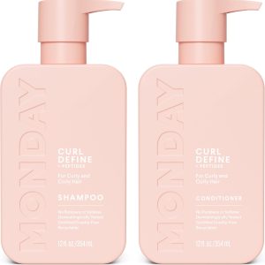 MONDAY HAIRCARE Curl Define Shampoo + Conditioner Set (2 Pac...