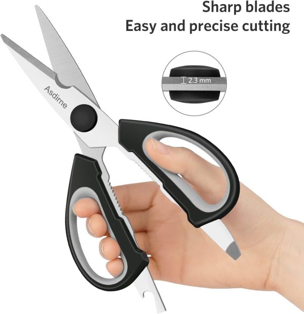 Asdirne Scissors Bundle, Kitchen Scissors with Sharp Stainle... - Image 4