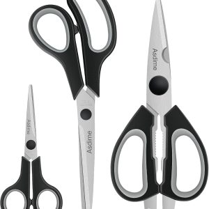 Asdirne Scissors Bundle, Kitchen Scissors with Sharp Stainle...
