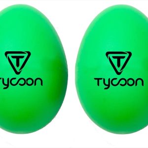 Tycoon Percussion Plastic Egg Shakers - Green - TE-G