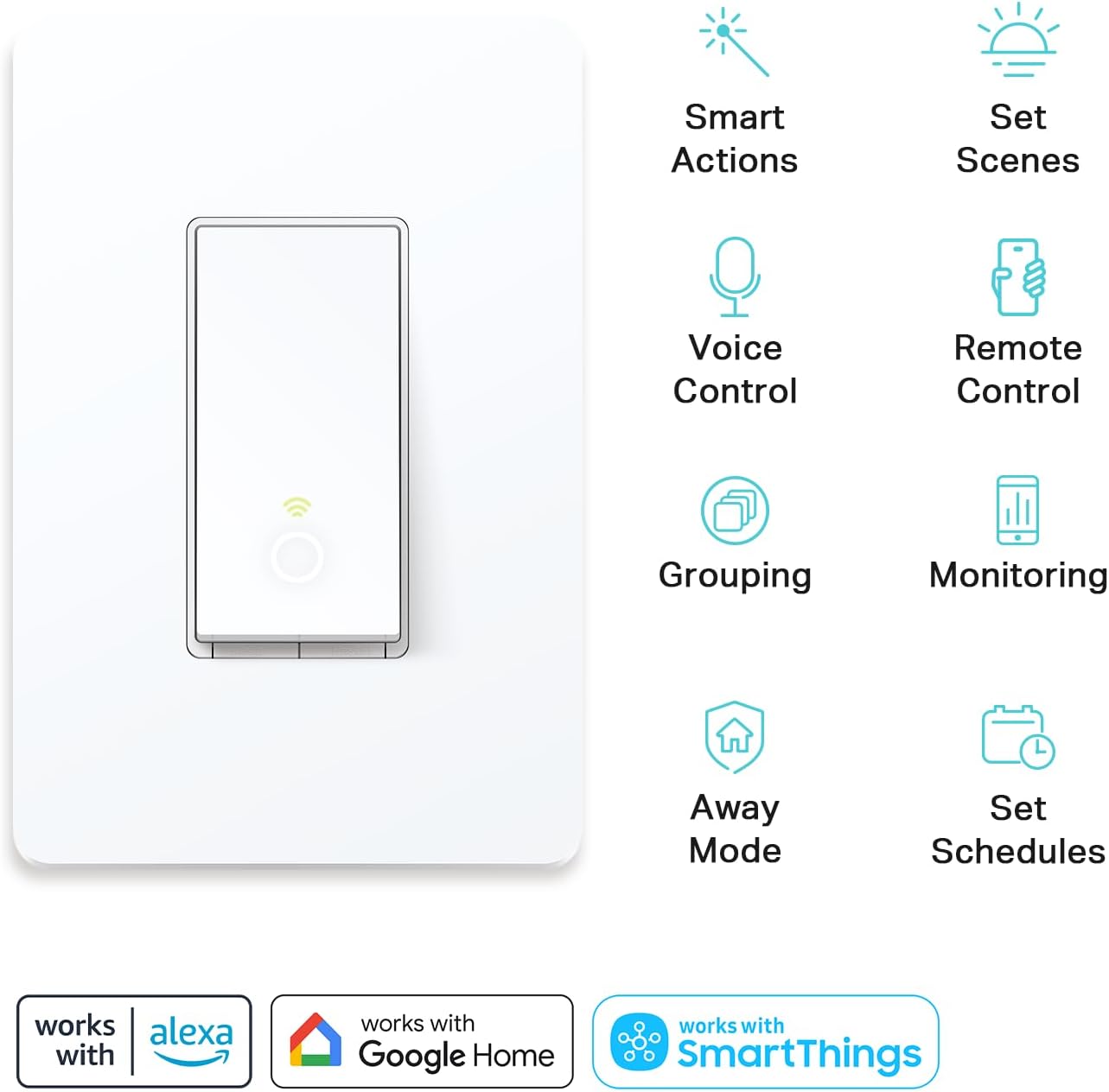 Kasa Smart 3-Way Light Switch Kit by TP-Link (HS210 KIT) – N…