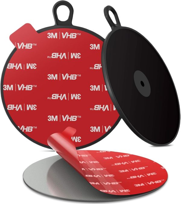 Dashboard Pad Mounting Disk for Suction Cup, Large Plastic 3...