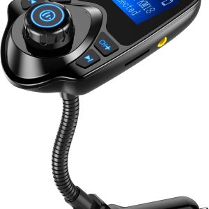 Nulaxy Wireless in-Car Bluetooth FM Transmitter Radio Adapte...