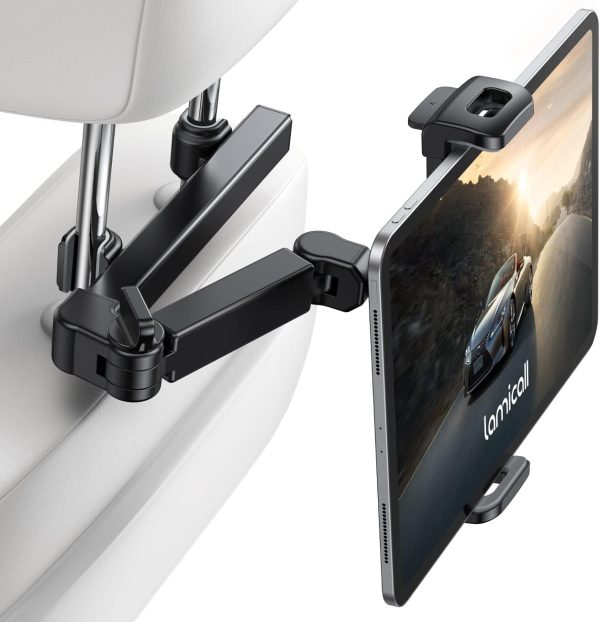 Lamicall Car Headrest Tablet Holder - [Extension Arm] Adjust...