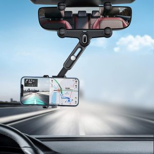 XYAJUANG 360°Rotatable and Retractable Car Phone Holder, Mul...