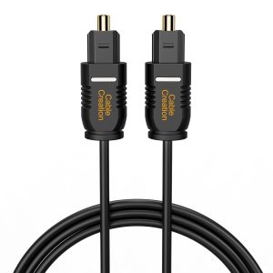 CableCreation Optical Digital Audio Cable, Thin Fiber Optic ...