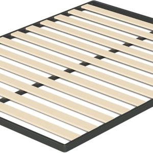 Zinus OLB-QLBKW-F Easy Assembly Wood Slat 1.6 Inch Bunkie Bo...