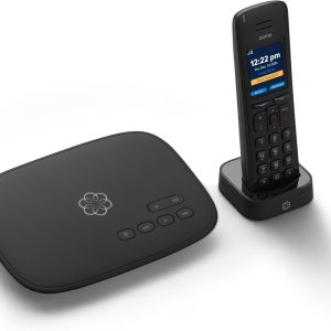 Ooma Telo Free Home Phone Service and HD3 Handset. Works wit...