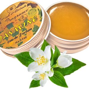 JASMINE Perfume - Eau de Parfum - Solid Balm - Natural Essen...