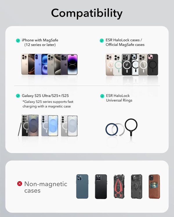 ESR for MagSafe Car Mount Charger[15W Fast Charging], Air Ve... - Image 9