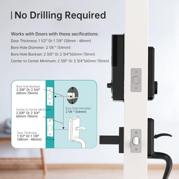 WiFi Smart Alexa Door Lock - Hornbill Remote Lock & Unlock -... - Image 9