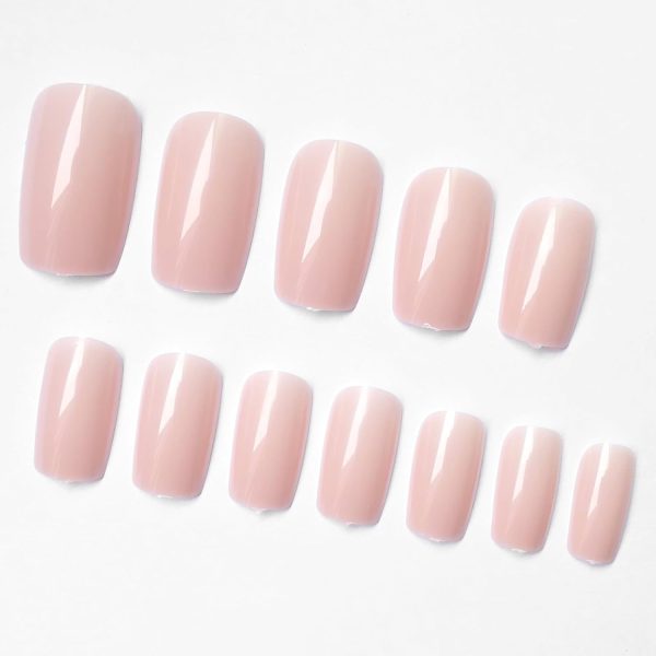 LoveOurHome 240pc Nude Press on Nails Medium Square Fake Nai... - Image 5
